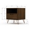 Manhattan Comfort Rockefeller Nightstand 1.0 in Brown, PK2 2-101GMC5 - alternate 6